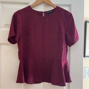 Banana republic peplum top